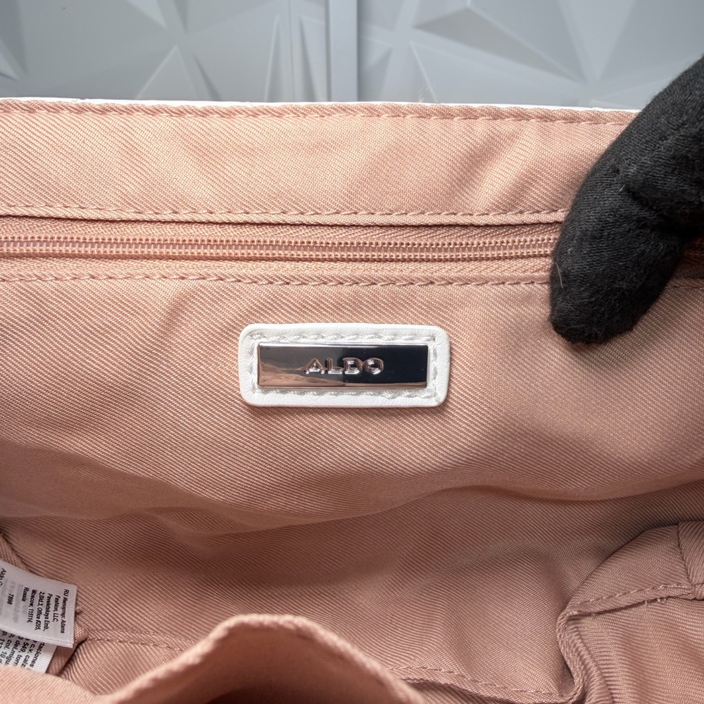 🤍Aldo White Crossbody Bag with Blue Embellishments - Picture 11 of 12
